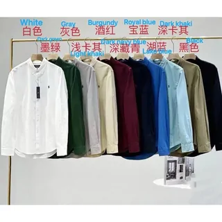 Long-sleeve oxford shirt in ten colours
